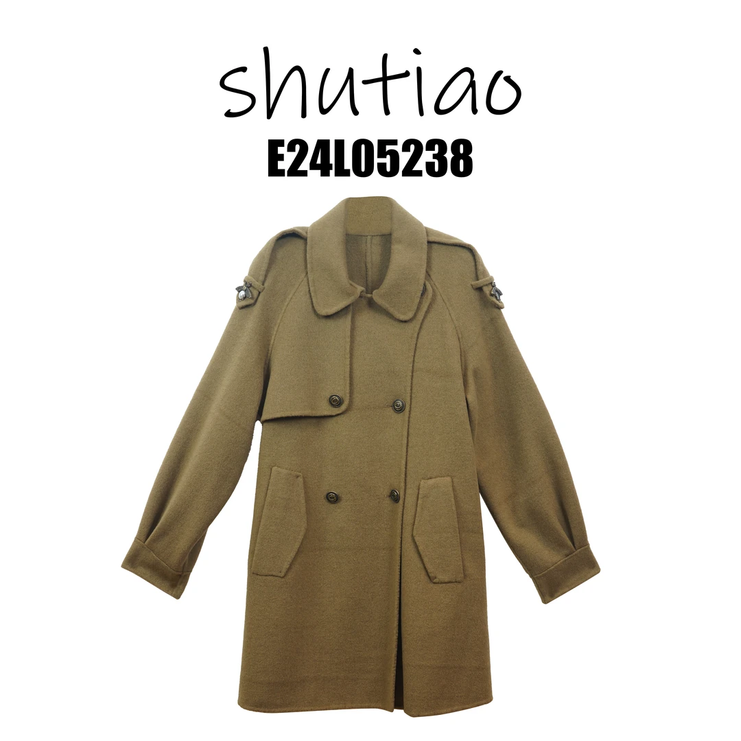 【SHUTIAO】2024秋冬：新款小众设计款外套E24L05238