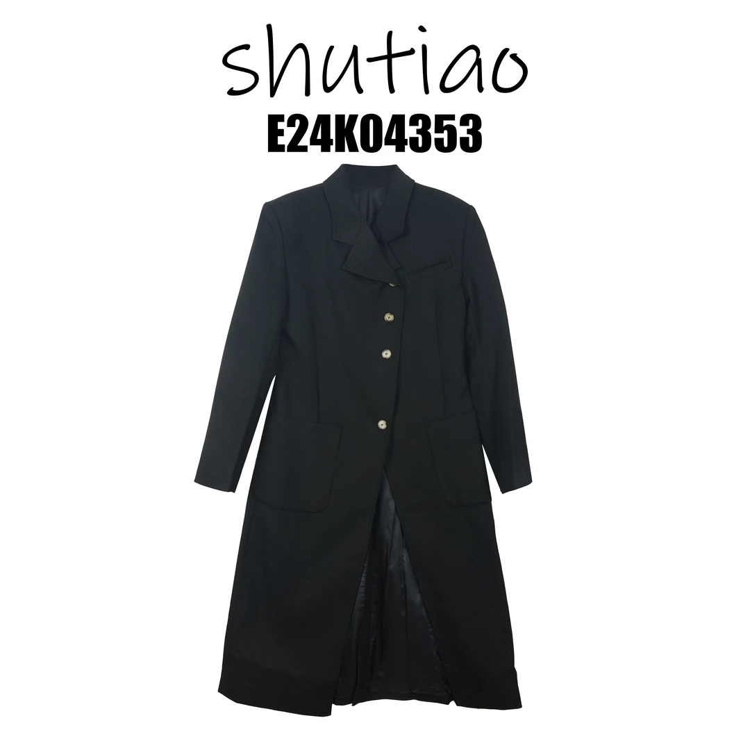 【SHUTIAO】2024秋冬：新款小众设计款外套E24K04353