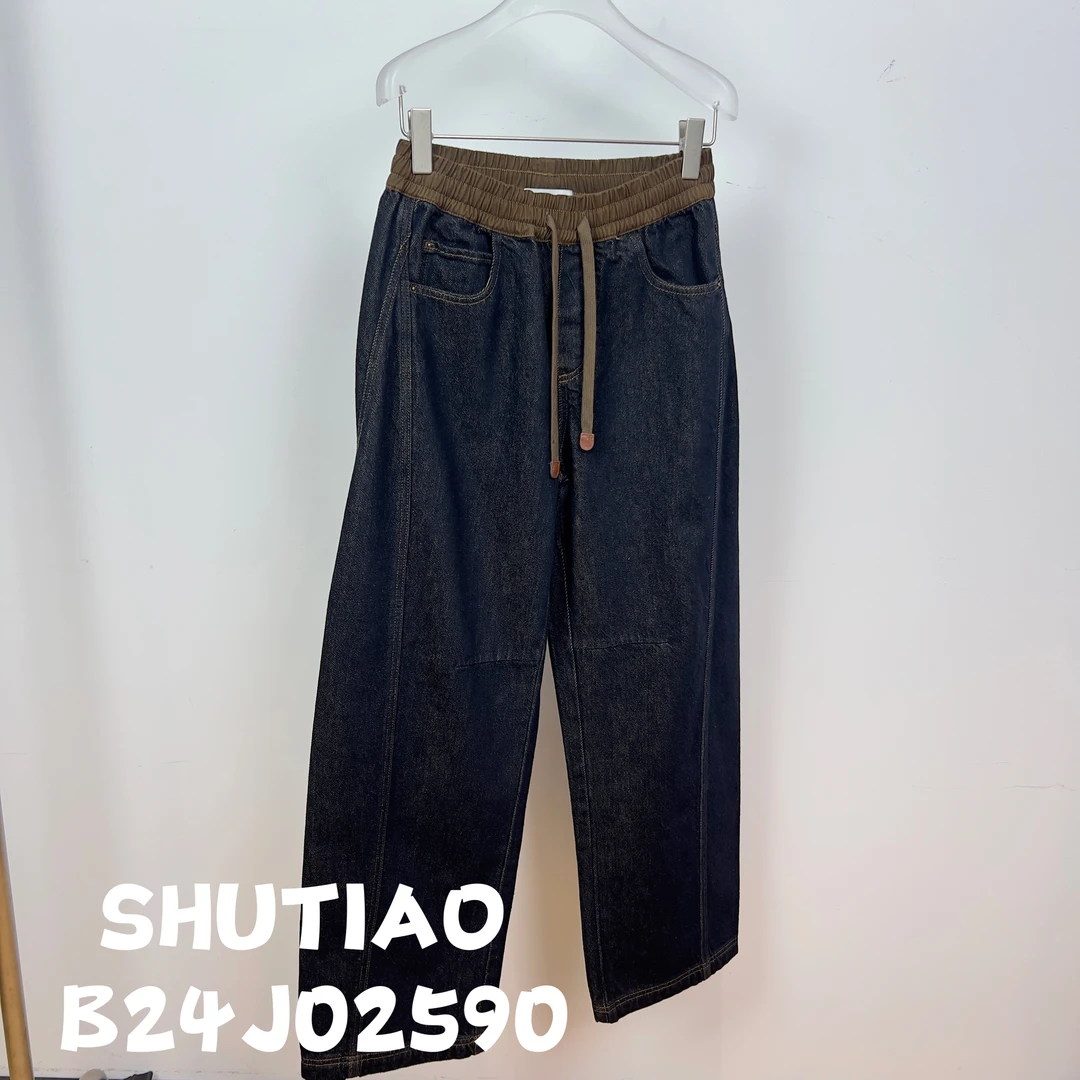 【SHUTIAO】2024秋冬：新款小众设计款牛仔裤B24J02590