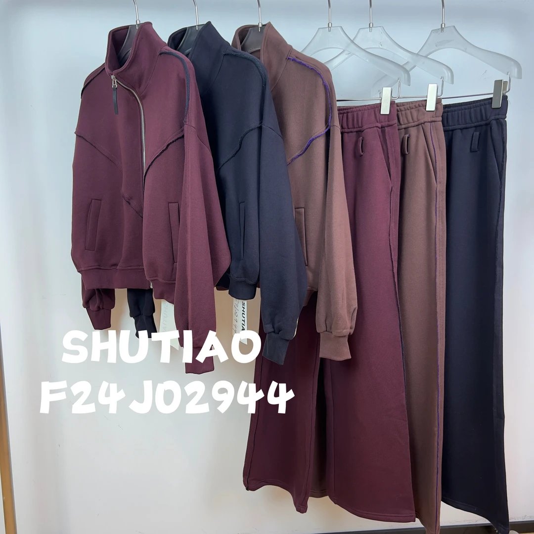 【SHUTIAO】2024秋冬：新款小众设计款套装F24J02944