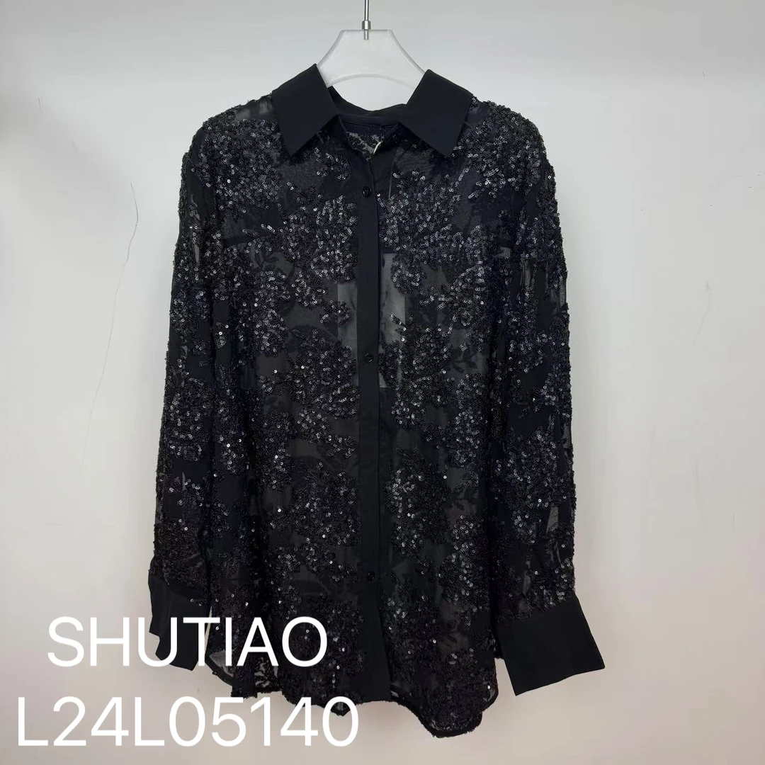 【SHUTIAO】2024秋冬：新款小众设计款上衣L24L05140