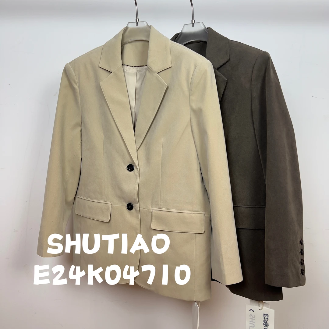 【SHUTIAO】2024秋冬：新款小众设计款外套E24K04710