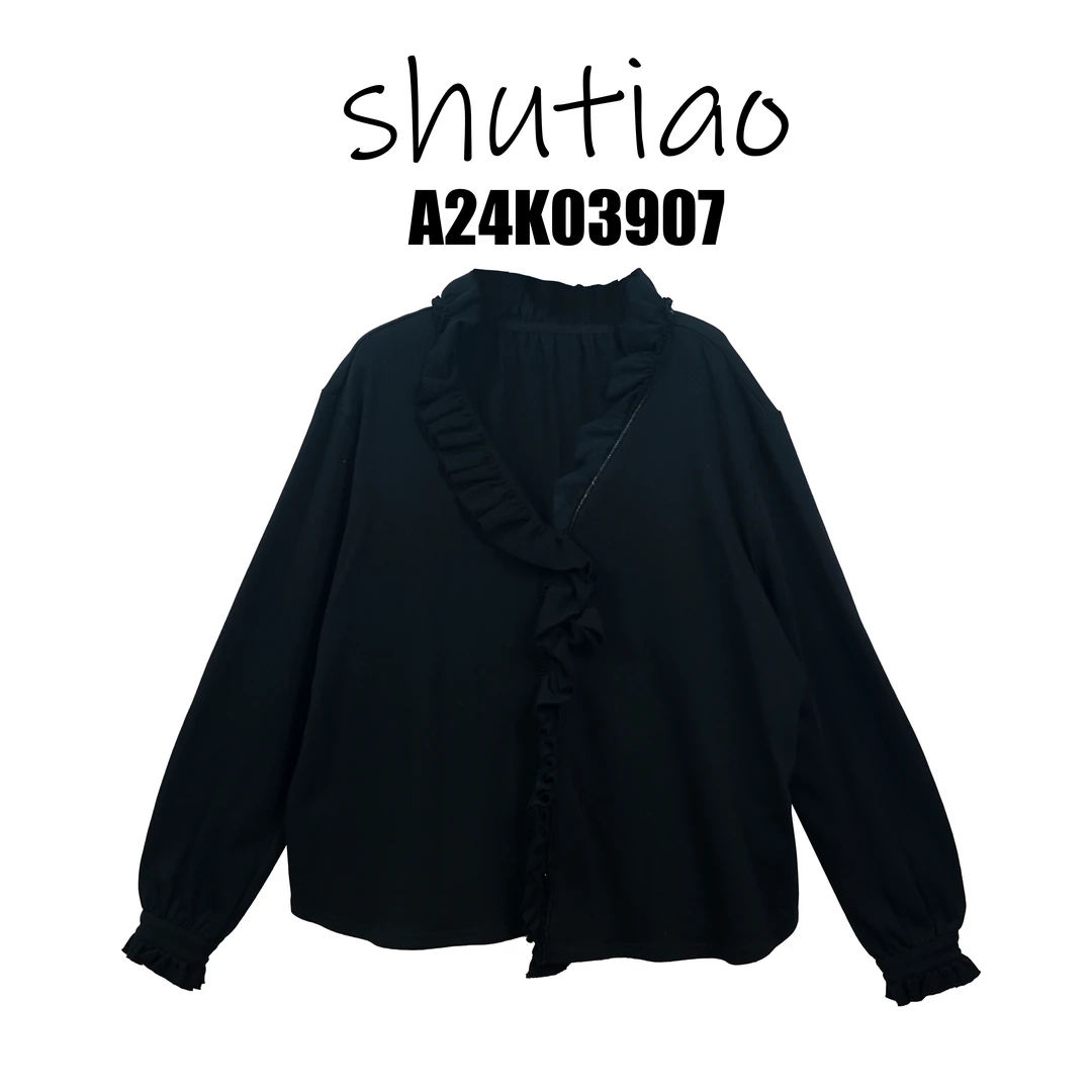 【SHUTIAO】2024秋冬：新款小众设计款T恤A24K03907