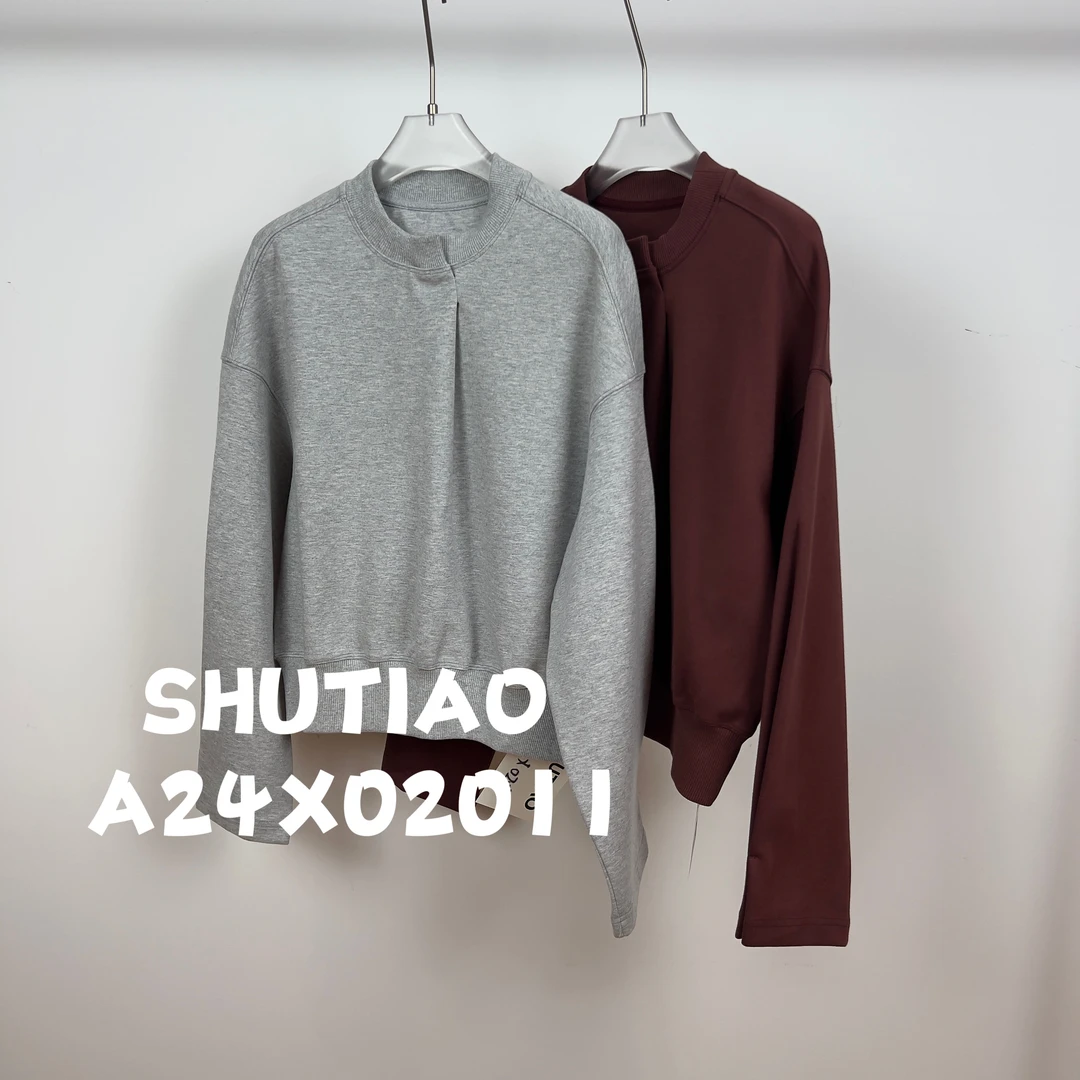 【SHUTIAO】2024秋冬:新款小众设计款T恤A24X02011