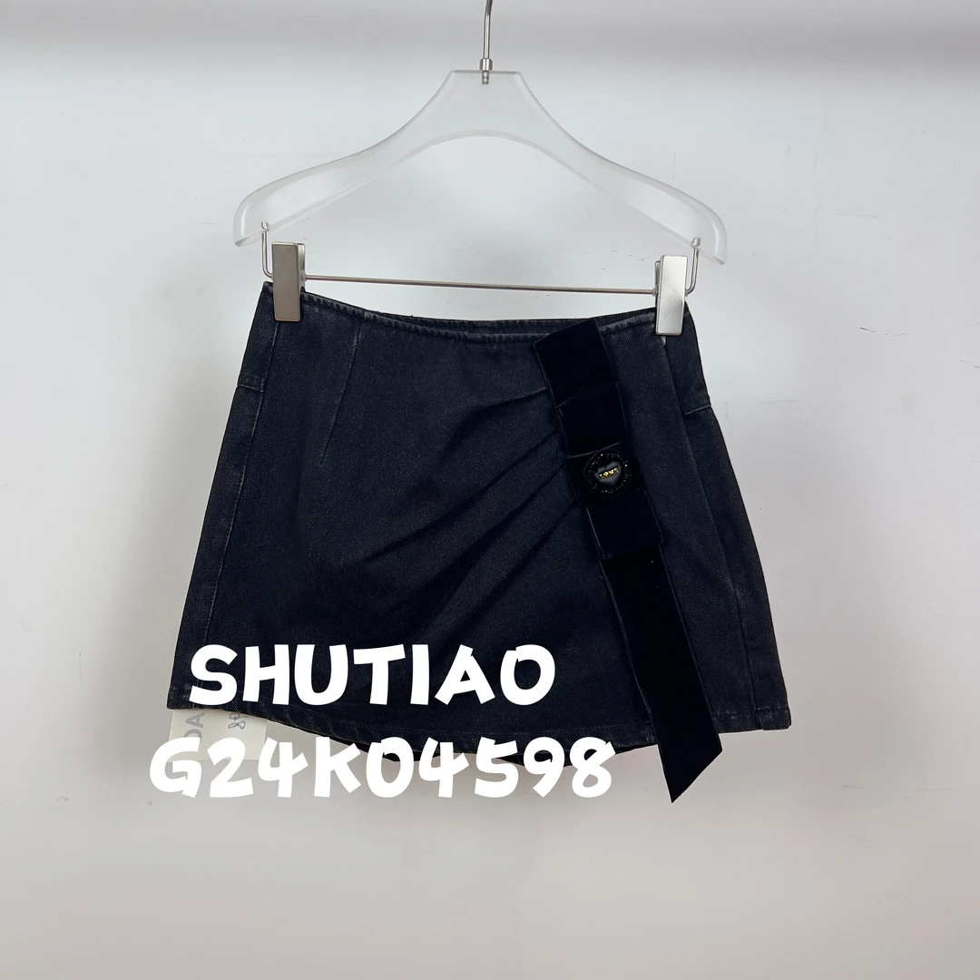 【SHUTIAO】2024秋冬：新款小众设计款短裙G24K04598