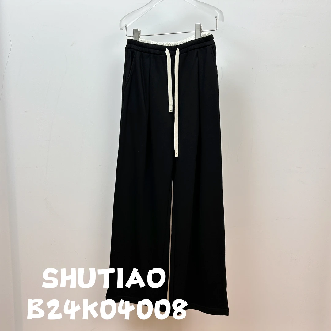 【SHUTIAO】2024秋冬：新款小众设计款裤子B24K04008