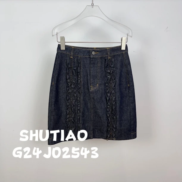 【SHUTIAO】2024秋冬：新款小众设计款短裙G24J02543