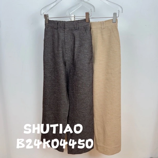【SHUTIAO】2024秋冬：新款小众设计款裤子B24K04450