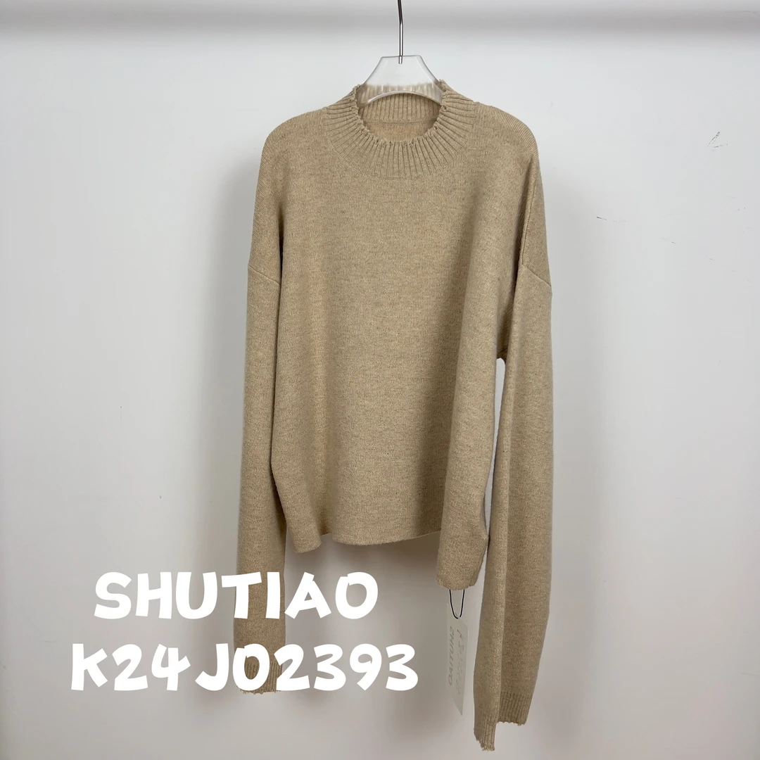 【SHUTIAO】2024秋冬：新款小众设计款毛衣K24J02393