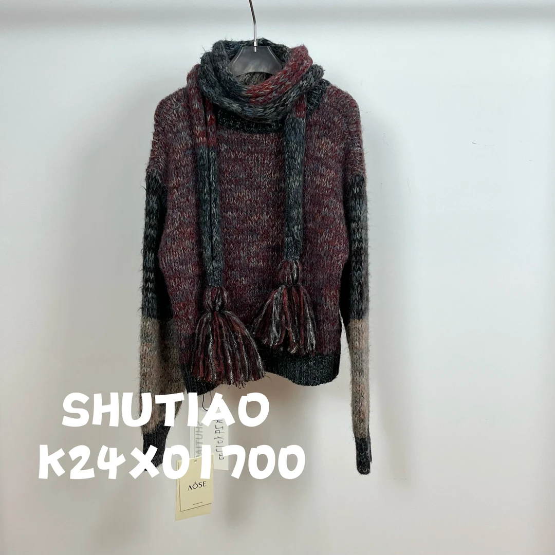 【SHUTIAO】2024秋冬:新款小众设计款毛衣K24X01700