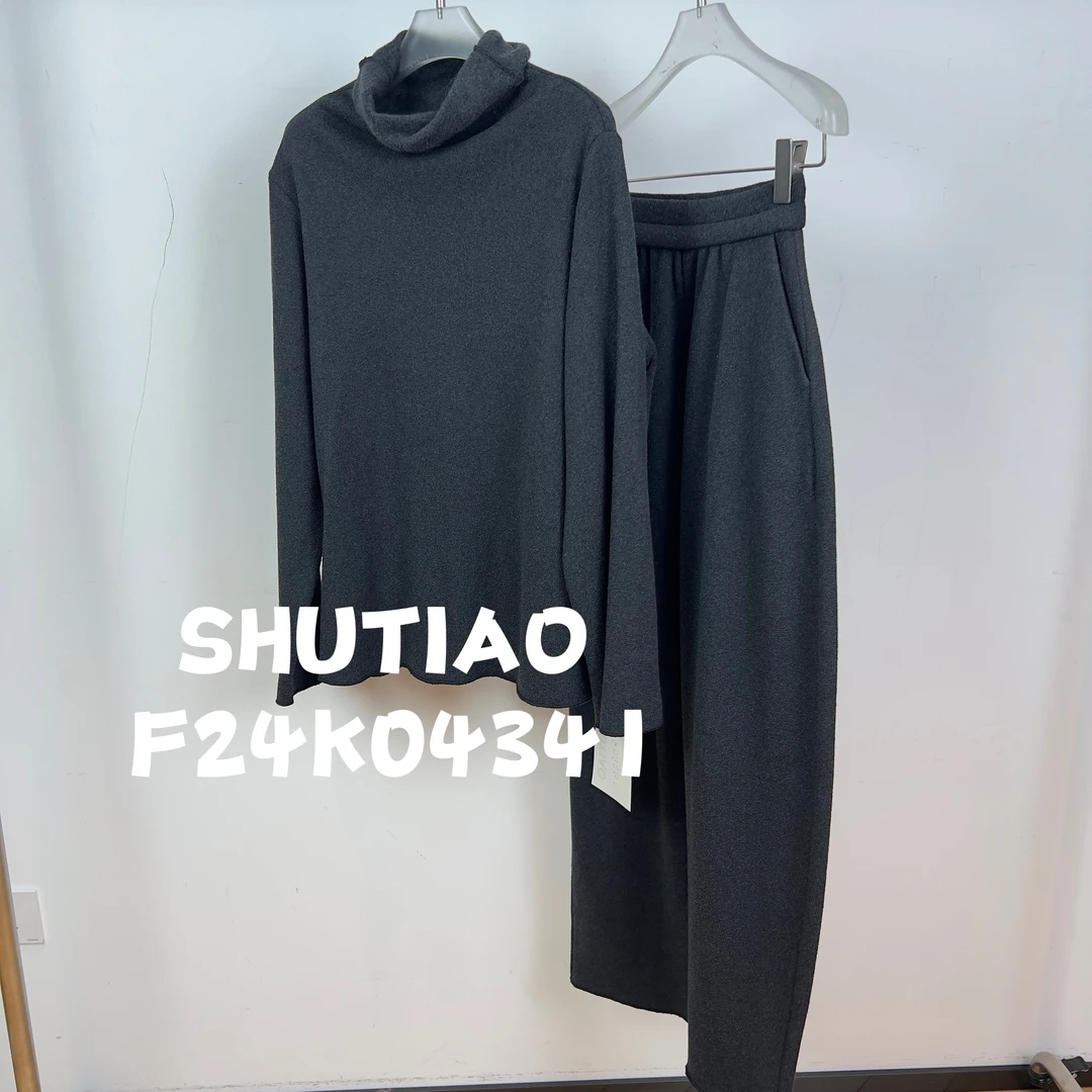【SHUTIAO】2024秋冬：新款小众设计款套装F24K04341