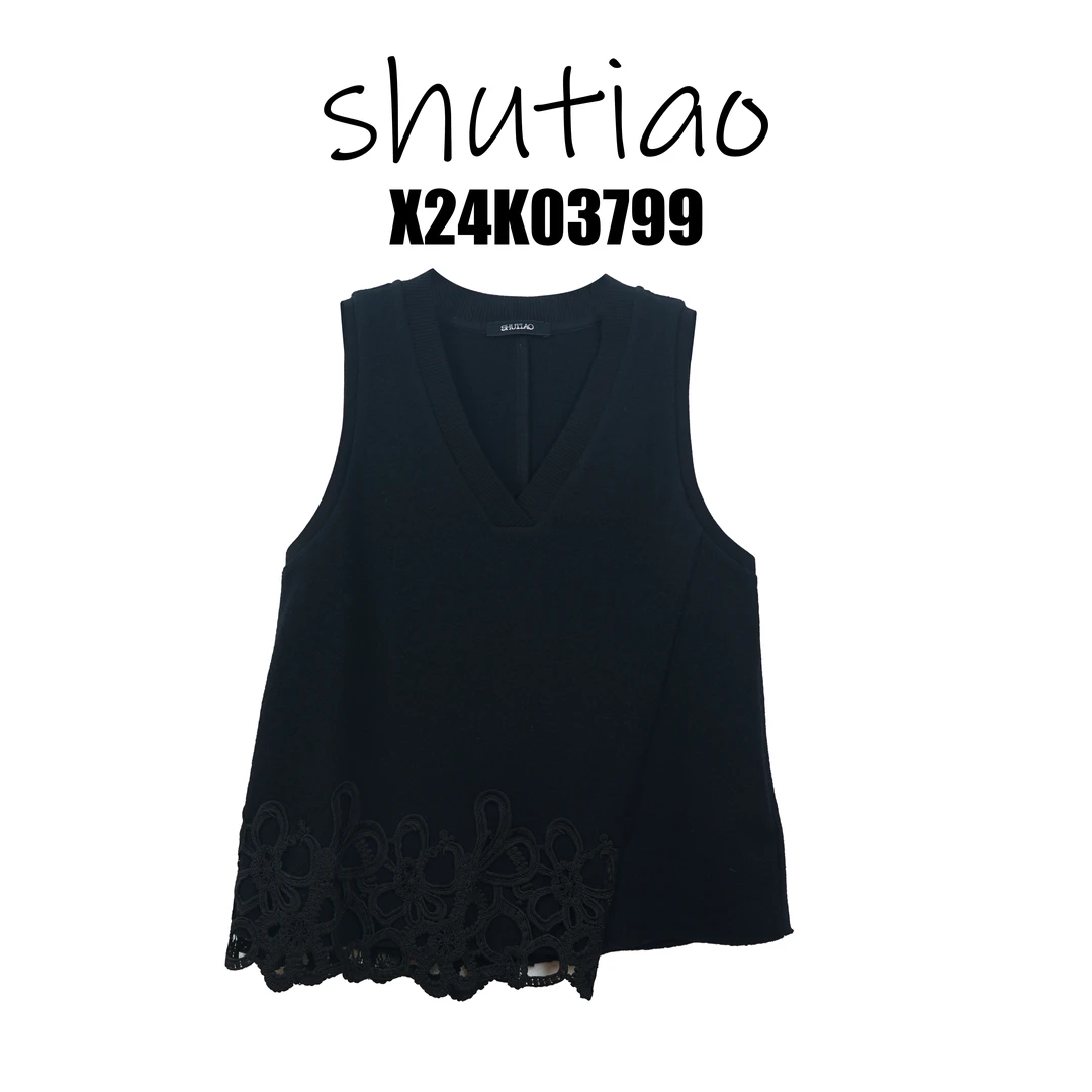 【SHUTIAO】2024秋冬：新款小众设计款背心X24K03799