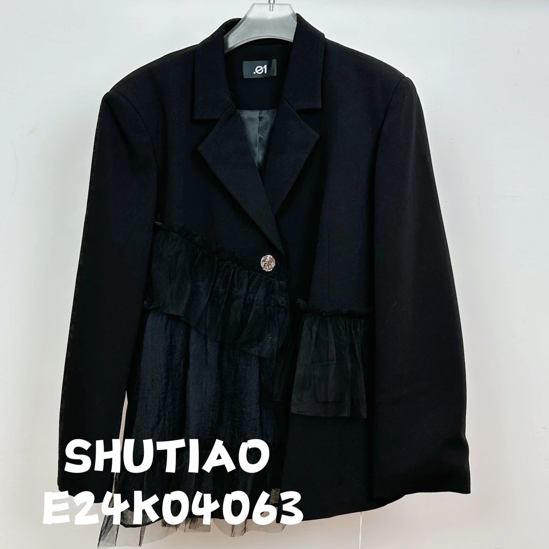 【SHUTIAO】2024秋冬：新款小众设计款外套E24K04063