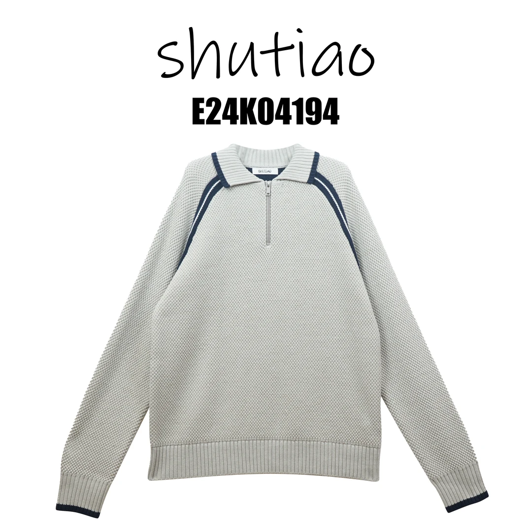 【SHUTIAO】2024秋冬：新款小众设计款卫衣E24K04194