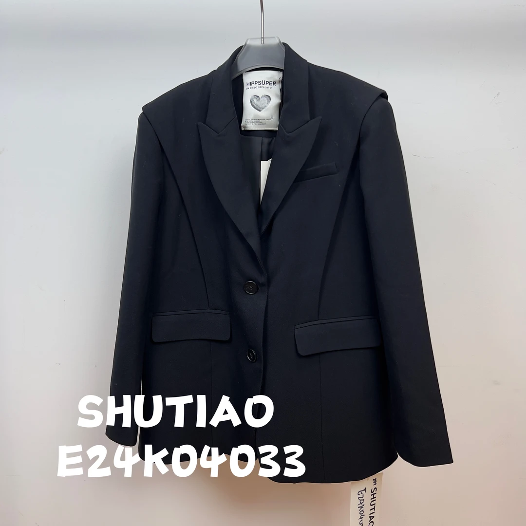 【SHUTIAO】2024秋冬：新款小众设计款外套E24K04033