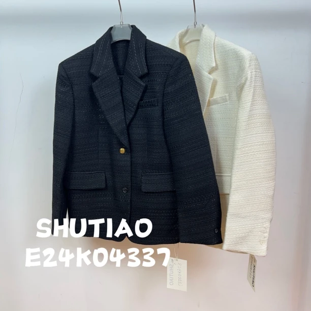 【SHUTIAO】2024秋冬：新款小众设计款外套E24K04337