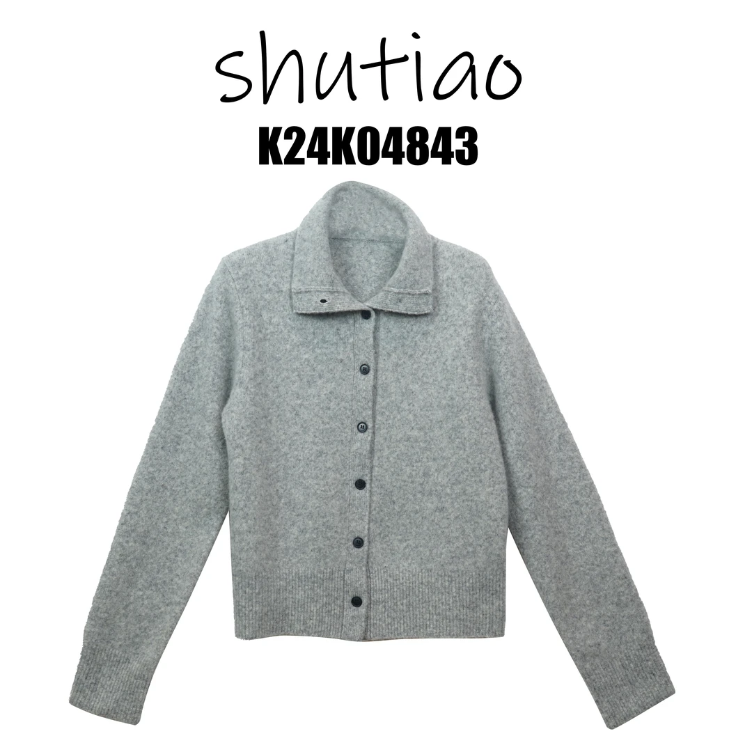 【SHUTIAO】2024秋冬：新款小众设计款开衫K24K04843