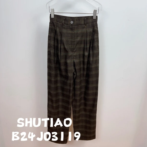 【SHUTIAO】2024秋冬：新款小众设计款裤子B24J03119