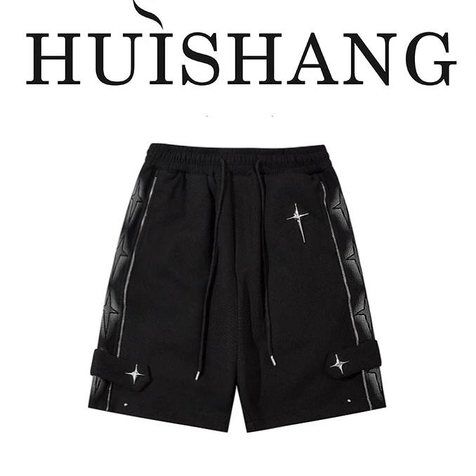 简约百搭街头潮流时尚克家运动短裤 S248101