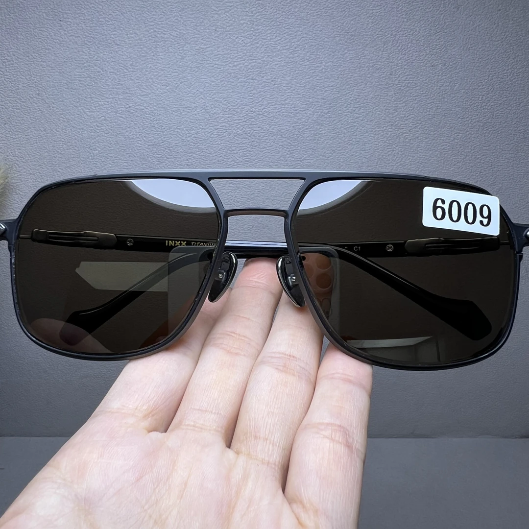 铭雅天然水晶眼镜纯钛镜架天然石头镜深茶色遮光太阳镜清凉养眼