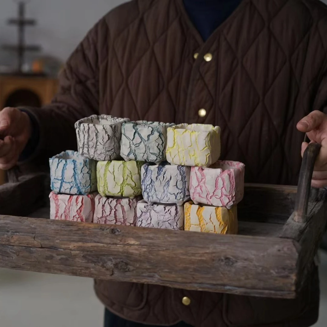 牙牙乐方形花器省空间方形精控花器