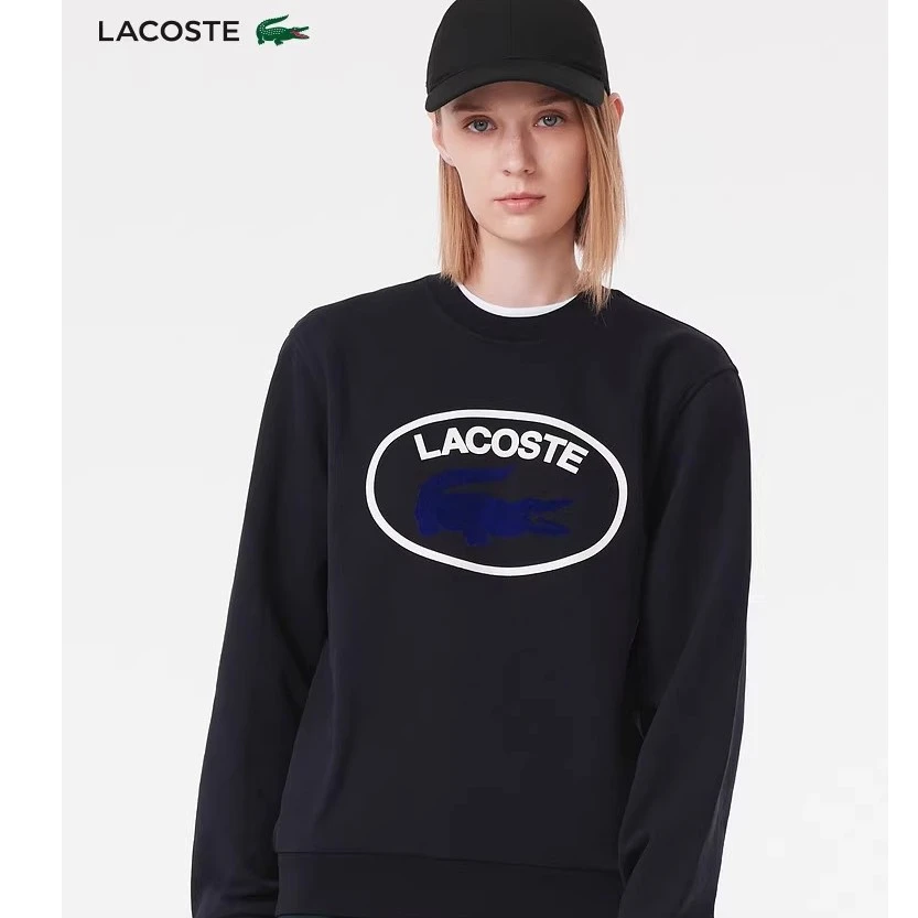 LACOSTE法国鳄鱼女装23秋冬新款百搭时尚休闲圆领女士卫衣|SF8922