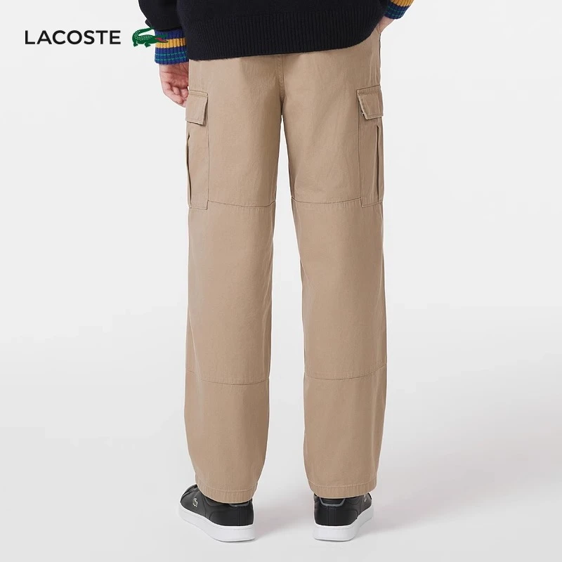 LACOSTE法国鳄鱼男士秋季新款时尚潮流多口袋休闲裤长裤|HH6346