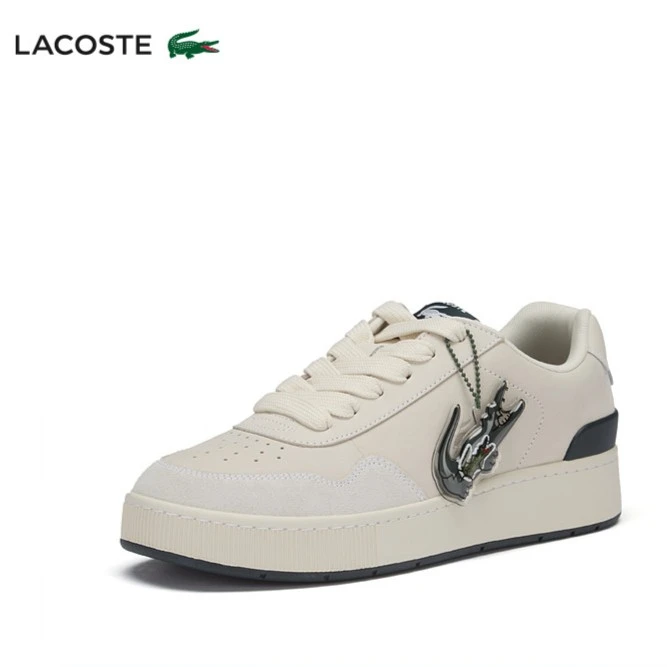 LACOSTE法国鳄鱼男鞋舒适皮革低帮系带运动休闲鞋板鞋|46SMA0108