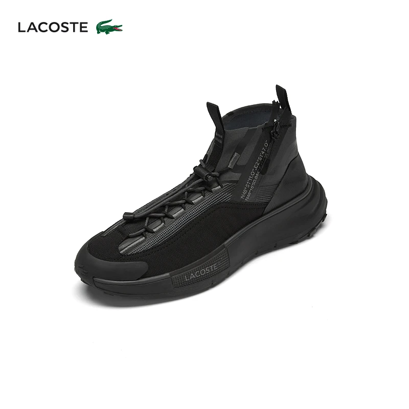 LACOSTE法国鳄鱼男鞋时尚潮流舒适厚底高帮运动休闲鞋|46SMA0120