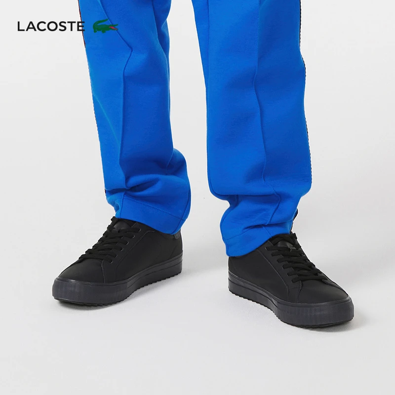 LACOSTE法国鳄鱼男鞋经典系带纯色运动鞋板鞋休闲鞋|44SMA0027