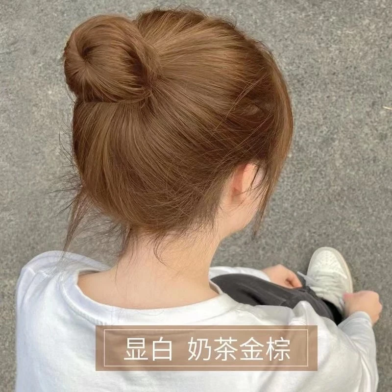【买1送1】奶茶金棕色家用染发剂纯自己在家染发膏显白植物男女流