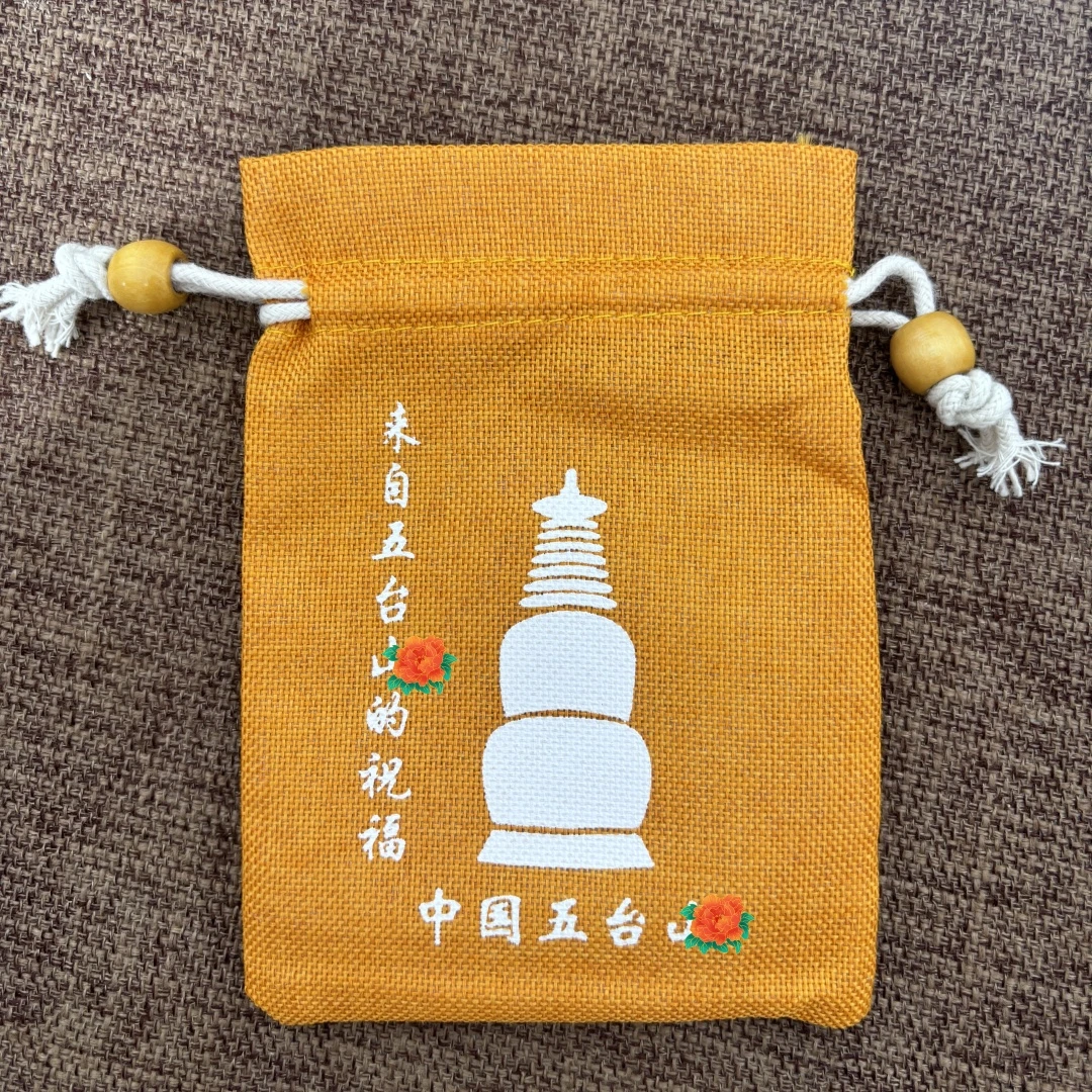 首饰袋 藏式生肖唐卡吊坠小袋子拉绳袋创意纯棉袋