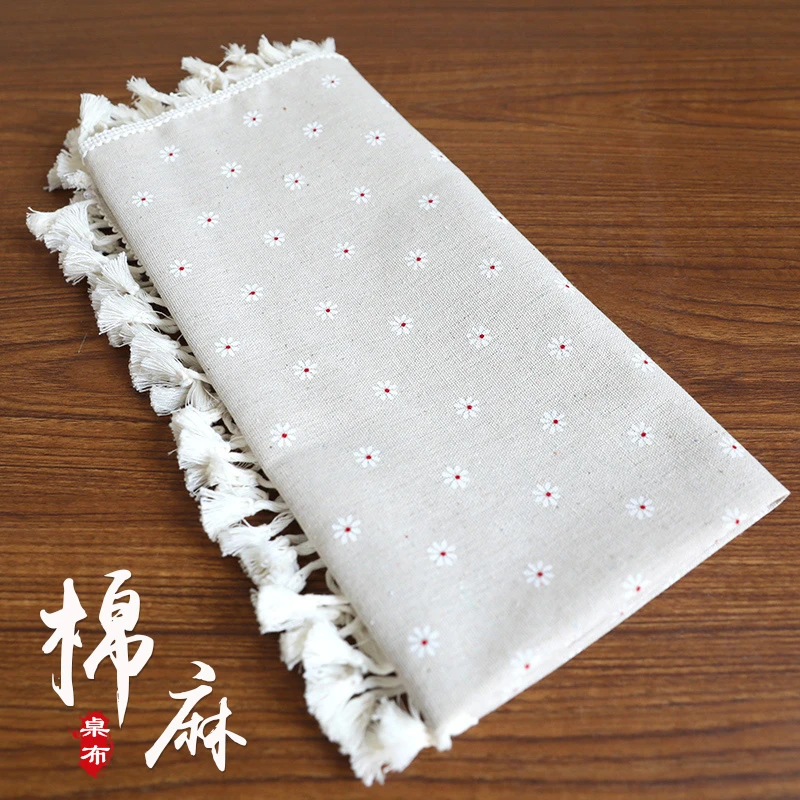 万能盖巾防尘布罩冰箱洗衣机微波炉烤箱田园棉麻北欧风床头柜盖布