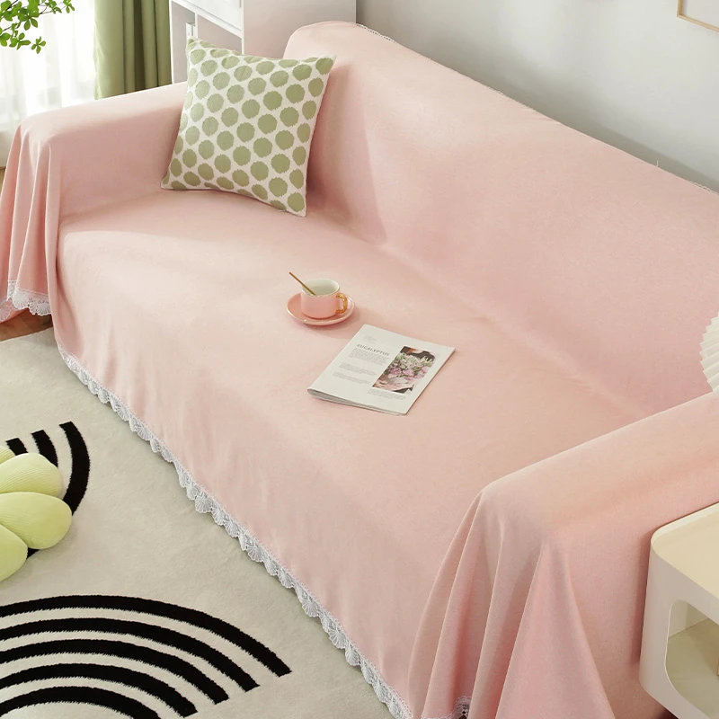 防猫抓布沙发套罩简约现代沙发全盖布ins风万能垫四季通用巾盖巾