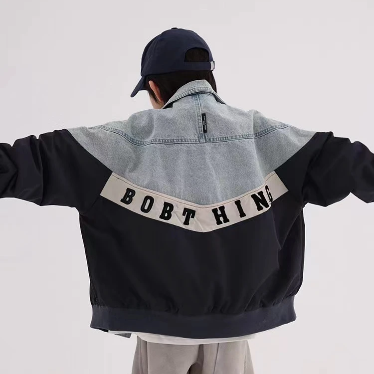 男童牛仔外套休闲时尚外套潮好看外套