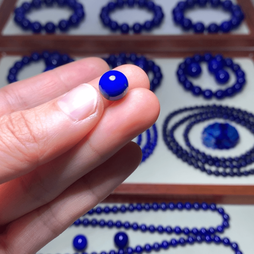 【闪购商品】青金石单珠未镶嵌偷****?9.9，