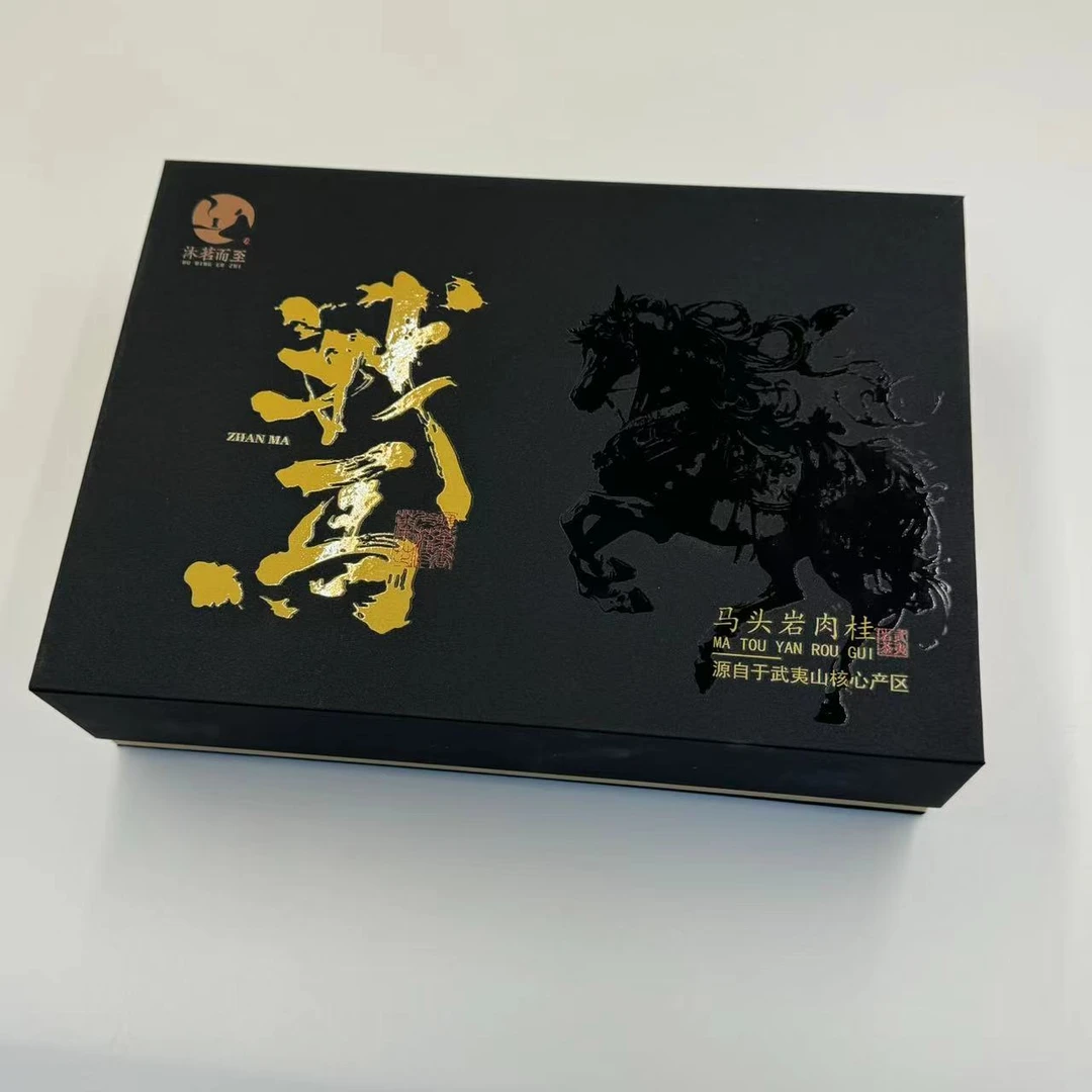 沐茗而至；武夷山岩茶岩骨花香中足火马头岩肉桂12泡/8.3克【战马】