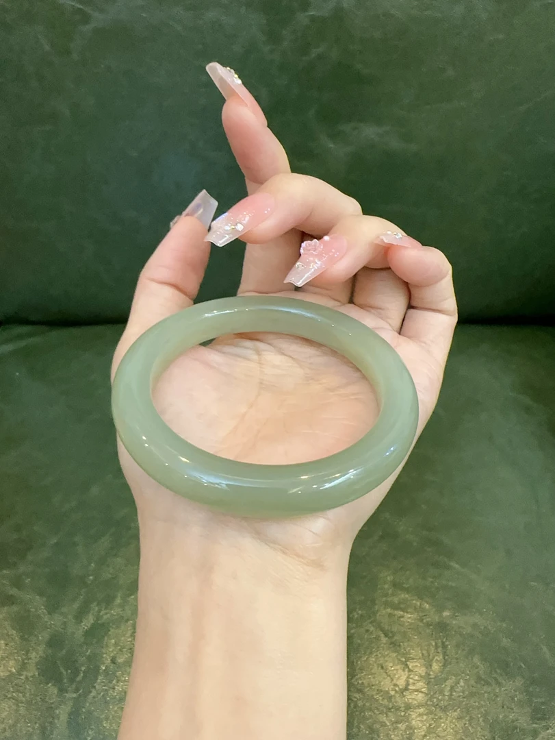 天然和田玉晴水手镯