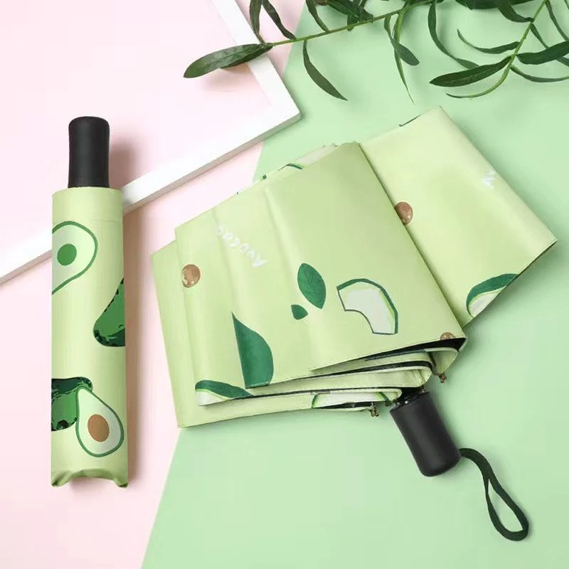 水果手动伞折叠遮阳防晒水果雨伞家用伞晴雨两用学生创意卡通