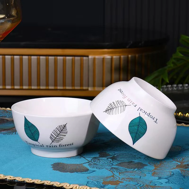 wy8只装青枝绿叶4.5英寸沙拉碗防烫米饭碗吃饭碗