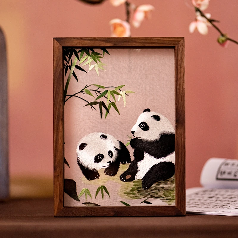 苏绣摆件非遗礼品文创刺绣伴手礼中国风特色礼盒送老师老外商务