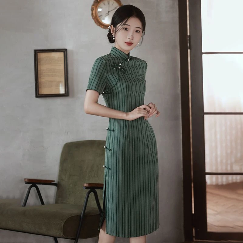 中国风旗袍显瘦气质夏季复古2025年新款