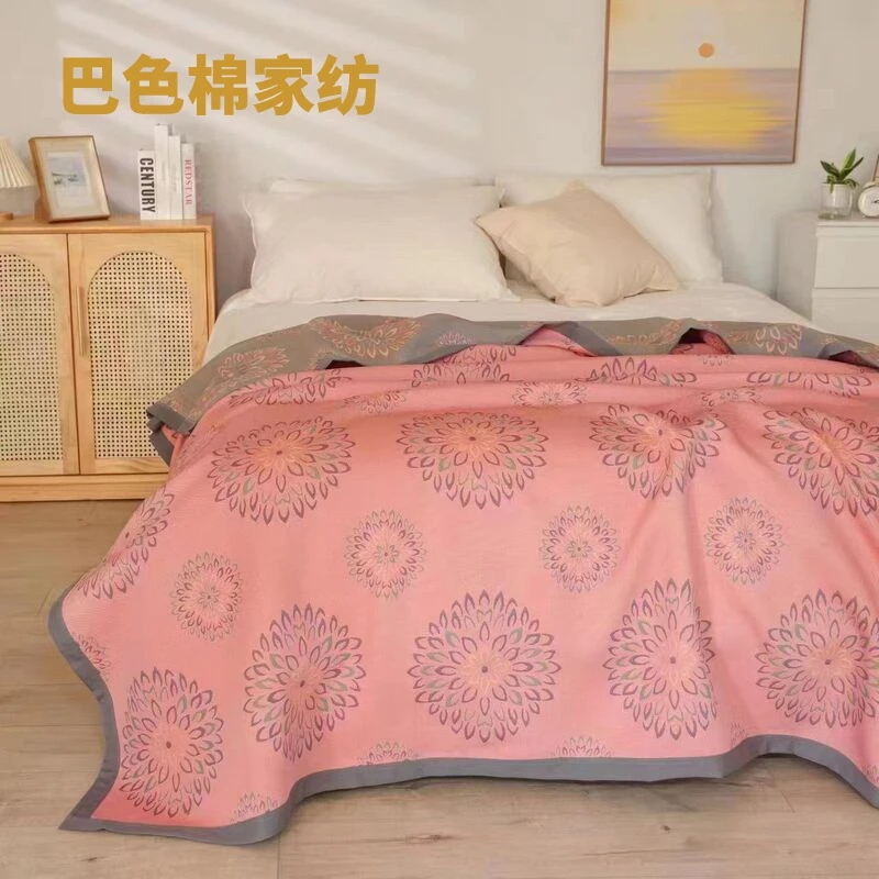 岁月静好230.250纱布盖毯床盖