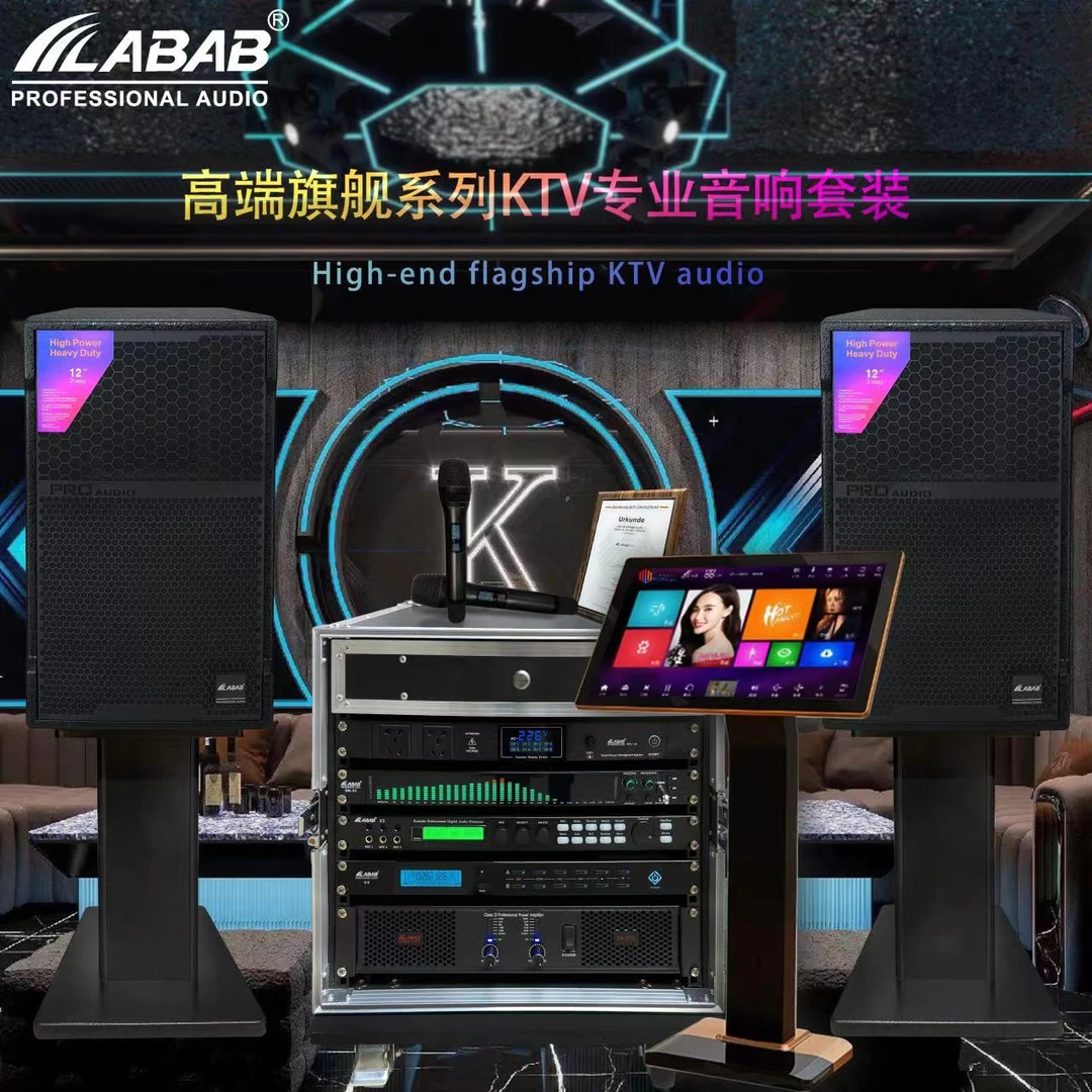 LABAB/蓝博声高端PT-12pro升级款KTV家庭娱乐音响套装