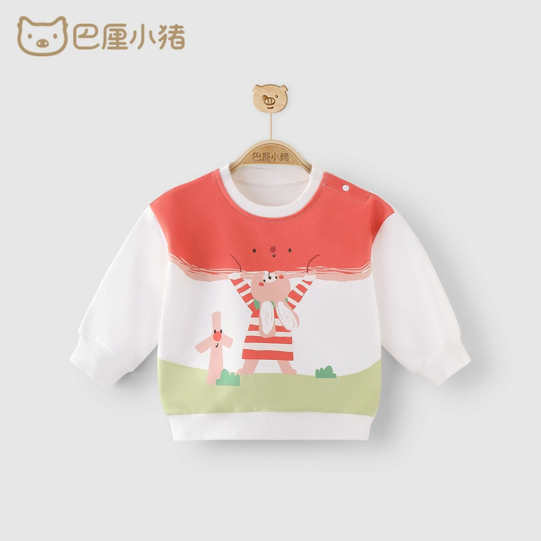 女童卫衣2023新款秋装超萌可爱婴幼儿衣服秋季宽松休闲服宝宝上衣