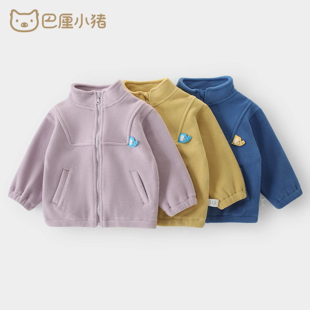 【奥利绒】外套冬季加绒保暖男童上衣加厚儿童休闲服婴幼儿冬装宝宝