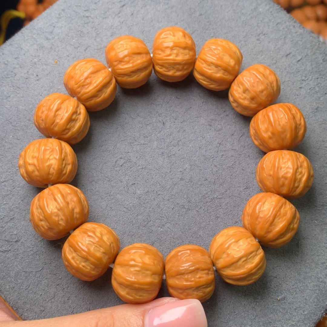 【闪购商品】猴头核桃手串18京八楞送圆珠