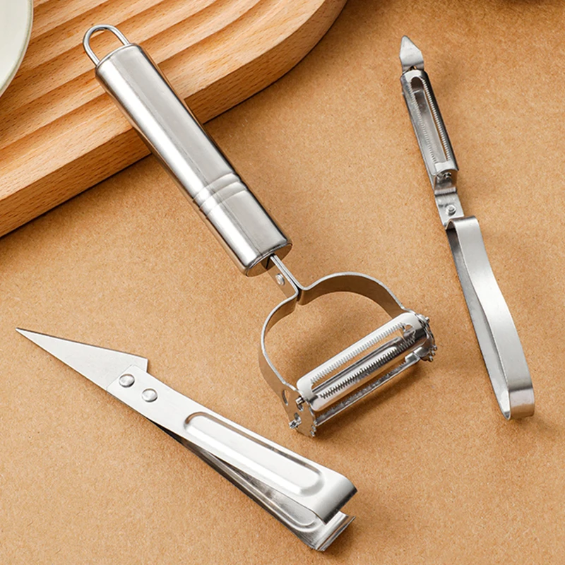 【拍一发三】削皮刮皮器不锈钢家用多功能切土豆削皮刨丝