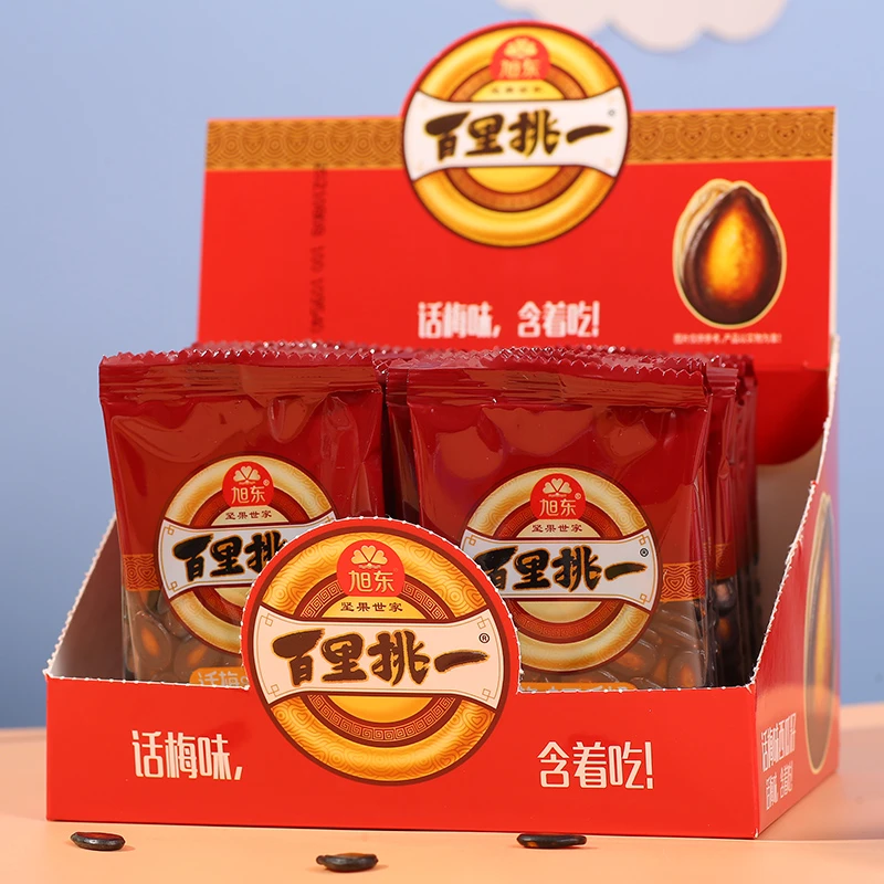 【旭东】百里挑一盒装话梅味西瓜子390g/盒零食炒货独立小包装酸甜