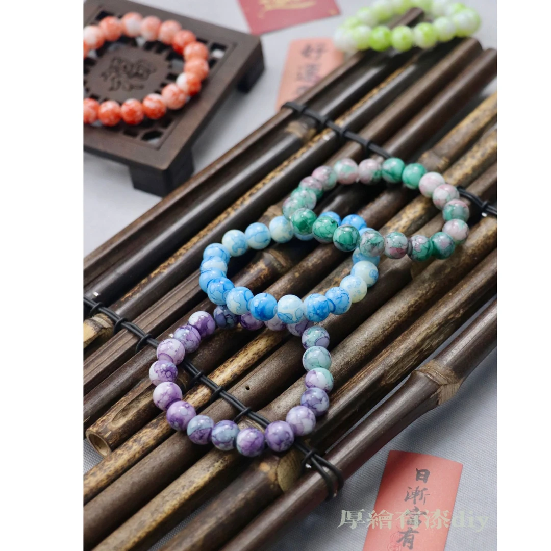 新中式原创手机链手串手链挂件陶瓷手工串古风民族单圈简约百搭